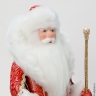 Кукла Дед Мороз из Великого Устюга красный/золото 33см