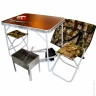 Комплект Мебек Турист: стол, 4 стула, мангал, шампура, опахало